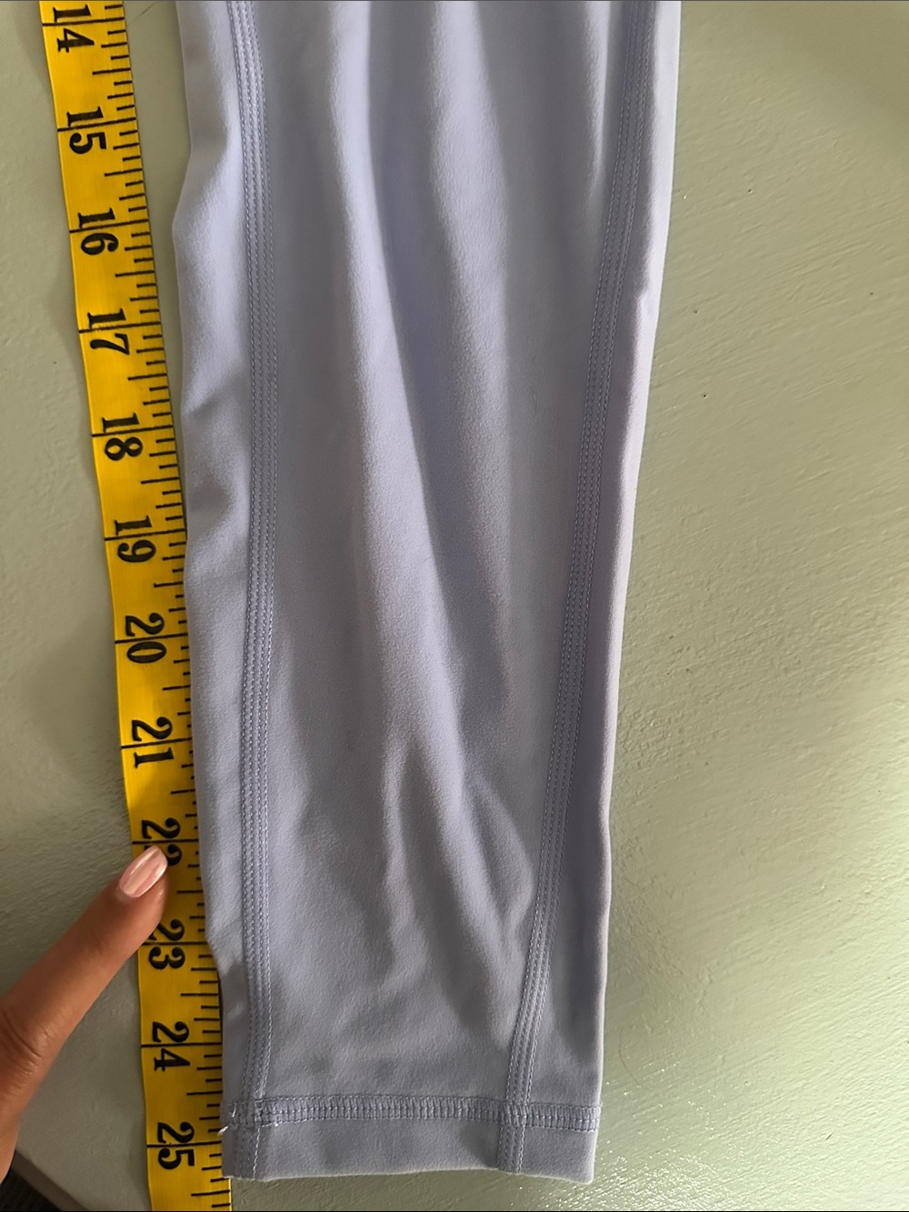 BuffBunny High-Waist Leggings Light Periwinkle Blue NWT Women’s Small Nubre Gym - Picture 6 of 6